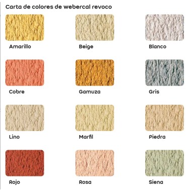 weber.cal revoco - carta de colores