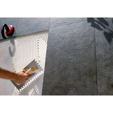 Gel Adhesivo Ecológico para Cerámica en Fachadas y Calefacción Radiante [PAM ECOGEL FLEX BLANCO]