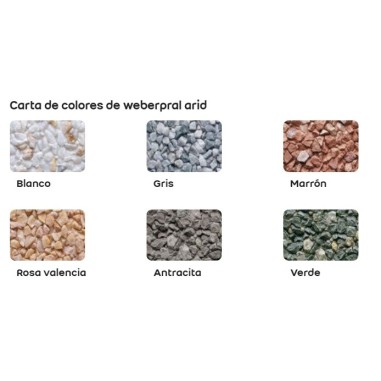 Revestimiento monocapa para acabado de piedra proyectada - weberpral arid