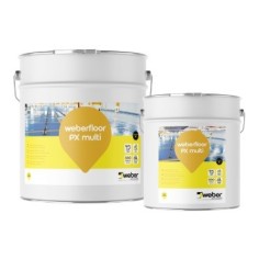 WEBERFLOOR PX MULTI - Revestimiento epoxi 100% sólidos transparente
