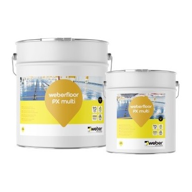 WEBERFLOOR PX MULTI - Revestimiento epoxi 100% sólidos transparente