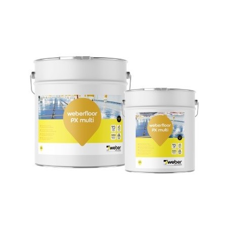 WEBERFLOOR PX MULTI - Revestimiento epoxi 100% sólidos transparente