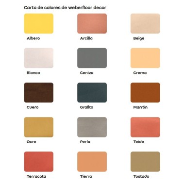 WEBERFLOOR DECOR - Pavimento contínuo decorativo acabado estampado