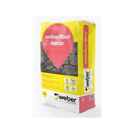 WEBERFLOOR DECOR - Pavimento contínuo decorativo acabado estampado