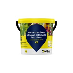 WEBERTENE ADVANCE XS - Mortero en base siloxano coloreado listo al uso (0,5 mm)