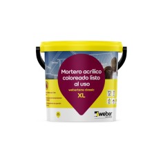 WEBERTENE CLASSIC XL - Revestimiento Acrílico Acabado Fratasado, Rústico y Rayado