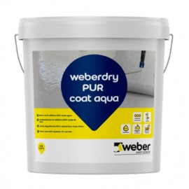 weber.dry PUR coat aqua - Revestimiento protector de poliuretano para membranas impermeabilizantes