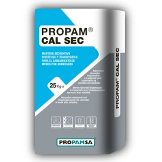 PROPAM CAL SEC - Mortero de Cal Deshumidificador para Fachadas con Humedad Capilar y Eflorescencias