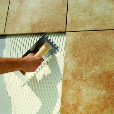 PAM ECOGEL SUPERFLEX - Adhesivo para Colocación de Baldosa Cerámica en Exterior e Interior