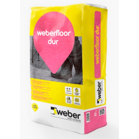 weber.floor dur - Mortero autonivelante polimérico, con fibra de vidrio, para uso industrial