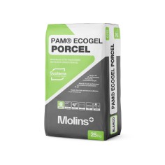 Gel Adhesivo de altas prestaciones para la colocación de todo tipo de baldosas cerámicas [PAM ECOGEL PORCEL BLANCO]