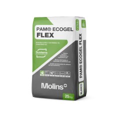 Gel Adhesivo Ecológico para Cerámica en Fachadas y Calefacción Radiante [PAM ECOGEL FLEX BLANCO]