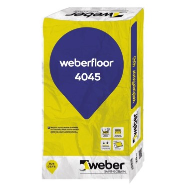 WEBERFLOOR 4045 - Mortero rápido de reparación tipo masilla de alta tixotropía