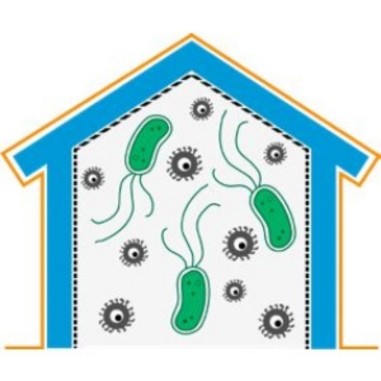 Pintura térmica antibacteriana para interiores