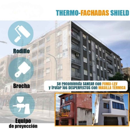 Pintura térmica para fachadas