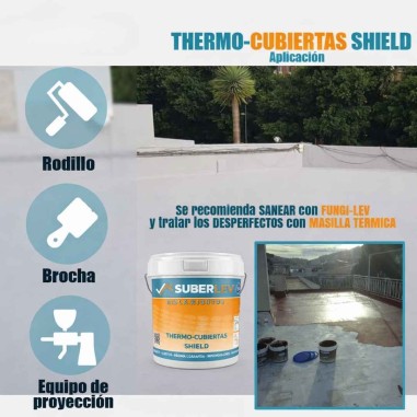 Impermeabilizante y corrector térmico para cubiertas