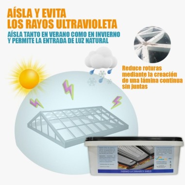 Pintura térmica para lucernarios