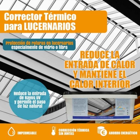 Pintura térmica para lucernarios