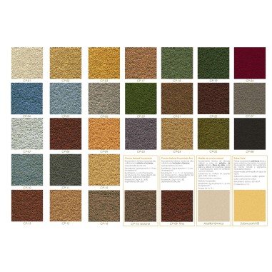 Corcho natural proyectado para cubiertas y fachadas