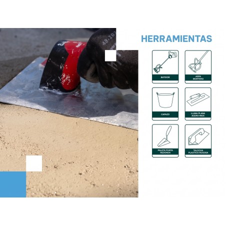 PROPAM FLOOR FERRODUR - Mortero Alta Resistencia para Pavimentos Industriales