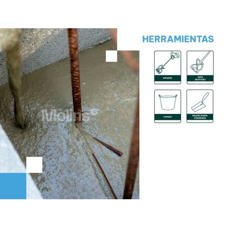 PROPAM REPAR TECHNO FLUID - Mortero Sulforresistente de Alta Resistencia para la Reparación Estructural del Hormigón