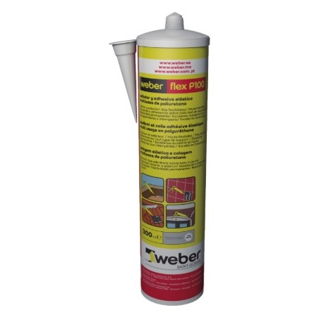 WEBERFLEX P100 - Sellador y adhesivo flexible de juntas y fisuras